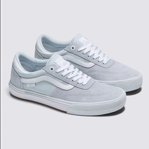USED Vans Gilbert Krockett Blue Ash Skate Shoes Suede Canvas